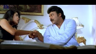 Ramya Krishna Dream of Chiranjeevi  Iddaru Mitrulu Movie Scenes [upl. by Idorb]