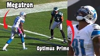 Calvin Johnson Vs Nnamdi Asomugha 🔥 PHYSICAL 2012 WR vs CB Megatron Vs Optimus Prime [upl. by Jamnis606]