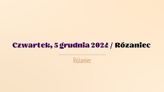 Różaniec  5 grudnia 2024 [upl. by Dopp]