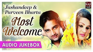 Most Welcome Jukebox  Jashandeep amp Parveen Bharta  Superhit Punjabi Duet Songs  Priya Audio [upl. by Naillimixam]