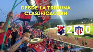 El Dim Ganó en Ditaires  Desde la tribuna Medellín 2 vs 0 Junior  copacolombia [upl. by Allekim]