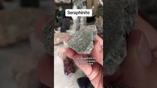 Seraphinite is a powerful healer and for spiritual growth crystals crystal crystalhealing [upl. by Suirtemid636]