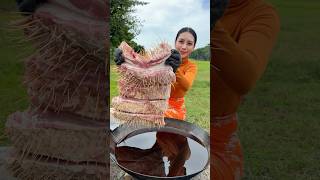 Pork crispy cook recipe and eat recipe shortvideo shorts cooking food [upl. by Atteyek62]