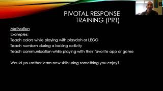 Pivotal Response Training PRT Overview for parents [upl. by Lawler]