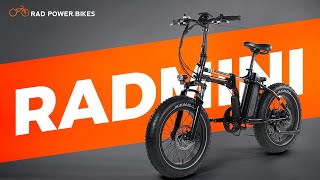 RadMini Electric Folding Fat Bike  Electric Bike from Rad Power Bikes [upl. by Airetnahs791]