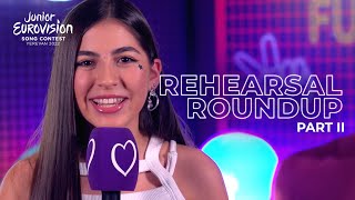 First Look at Junior Eurovision Rehearsals 2022  Part 2 [upl. by Aryaz]