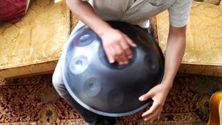 Opsilon Handpan Prototype Video 3  improvisation  Akebono Scale [upl. by Llarret356]