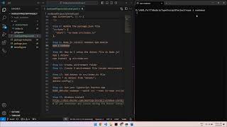Node js Setup Install Nodemon Setup dotenv amp Create Environment Folder Full Guide [upl. by Idna324]