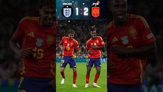 Spain 🇪🇸 vs England 🏴󠁧󠁢󠁥󠁮󠁧󠁿🏆⚔️ EURO Final Full Highlights football shorts highlights [upl. by Akamaozu395]