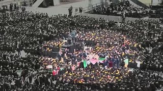 College commencement ceremonies interrupted across the country by proPalestinian protesters [upl. by Eppilihp]