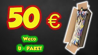 Weco Ü Paket 50 Euro Unboxing 2018  2019  Überraschungspaket vom Werksverkauf  ProfessorPyro [upl. by Cecile]