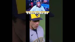 Yelich season over Brewers cursed thisismycrew mlb injury yelich se  thickchedr on Twitch [upl. by Yrrah]