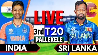 India vs Sri Lanka 3rd T20  Live Cricket Match Today  IND vs SL Live Match Today  2nd Innings [upl. by Yerffoeg]