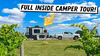 RV Tour  2022 COACHMEN CLIPPER CADET 16CFB  Check Out Our Travel Trailer [upl. by Bledsoe]