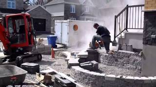 landscaping Permacon Kubota [upl. by Crispa]