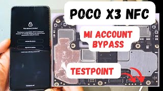 Xiaomi poco x3 NFC mi account bypass by unlock tools [upl. by Ethelred]