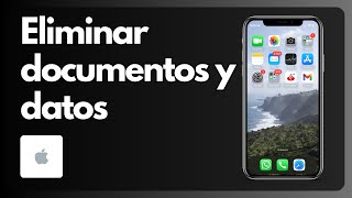 Cómo eliminar documentos y datos en iPhone [upl. by Ysle]