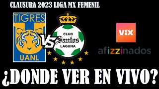 TIGRES VS SANTOS FEMENIL EN VIVO POR LA JORNADA 17 DE LA LIGA MX FEMENIL CL 2023 ▶️ CANALES Y HORA [upl. by Nanor]