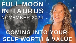 Full Moon in Taurus ♉️  Deep PURGES amp CHANGES  Nov 15th 2024  Energy Update ✨ [upl. by Jesus886]