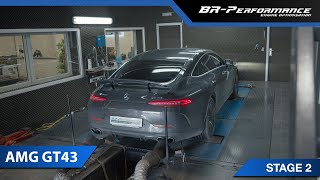 Mercedes AMG GT43 with SUPERSPRINT Downpipe  Stage 2 By BRPerformance [upl. by Leimaj]