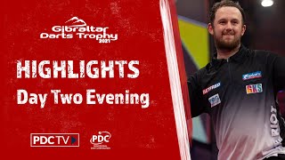 CLASSY FROM CALLAN  Day Two Evening Highlights  2021 Gibraltar Darts Trophy [upl. by Atinal]