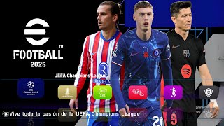 eFOOTBALL PES 2025 PPSSPP ANDROID OFFLINE UPDATE NEW KITS 🔥 TRANSFERS 20242025 BEST GRAPHICS 🔥 [upl. by Bettzel]