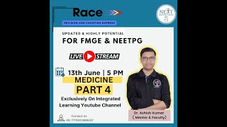 MEDICINE RACE PART 4 Session BY DR ASHISH [upl. by Leirraj]