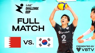 BRN 🇧🇭 vs KOR 🇰🇷  AVC Challenge Cup 2024  Quarter Final  presented by VBTV [upl. by Gosselin]