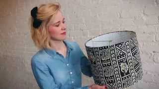 Make a custom drum lampshade in less than an hour Make it easy with a DIY Lampshade Kit [upl. by Ahsiugal]