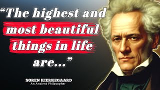 Soren Kierkegaards Famous Life Lessons Men Learn Too Late In Life [upl. by Norvan]