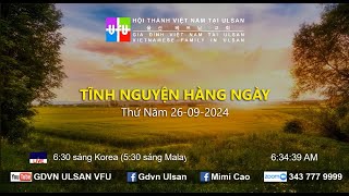 TĨNH NGUYỆN HÀNG NGÀY  Thứ Năm 26092024  Chủ đề SÁCH MÁC phần 16 [upl. by Yuri]