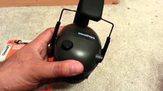 CHAMPION ELECTRONIC EARMUFFS  A Good Inexpensive Choice [upl. by Gonroff]