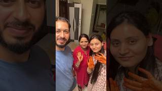 Karwa chauth ki teyari l Indian festival of love l maagauri shringar couplegoals [upl. by Mercie]