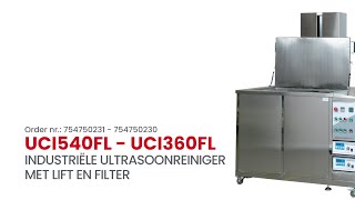 Ultrasoonreiniger 360540L met motorische lift  MW Tools  Vynckier [upl. by Serolod607]