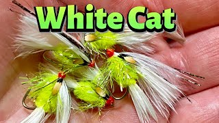 Fly Tying  How to tie the White Cat [upl. by Nyltak]