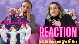 What😳 FORESTELLA  SCARBOROUGH FAIR Reaction [upl. by Hesler]