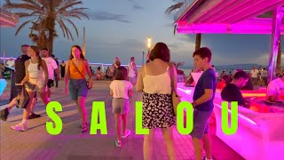 SALOU SPAIN NIGHT WALKING TOUR  Salou Nightlife SATURDAY JULY 20 2024 Tour 4k HDR [upl. by Htebazile]