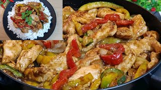 Easy Black Pepper Chicken Recipe Chicken In Black Pepper Sauce Super Tasty 🫑🌶️🫚 [upl. by Lyrrehs574]