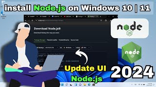 How to Install Nodejs and NPM on Windows 11  2024 Update  NodeJS Installation [upl. by Akeihsal671]