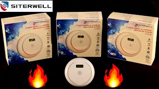 Siterwell Home Smoke amp CO Alarms Overview  Test  GS888ACW [upl. by Ethben662]