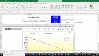 Burndown Chart Template [upl. by Abbotsun]