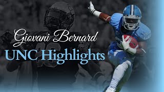 Giovani Bernard UNC Career Highlights  North Carolina Tar Heel Football [upl. by Mook]