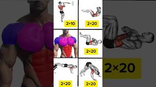 Upper Body Parts Workout shorts fitness gym [upl. by Rihsab]