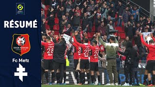 STADE RENNAIS FC  FC METZ 6  1  Résumé  SRFC  FCM  20212022 [upl. by Mundt]