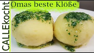 Omas Kartoffelklöße selber machen  Das Rezept  lecker und einfach [upl. by Aihsemot]