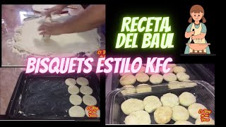 BISQUETS ESTILO KFC  RECETA PARA CENA DE NAVIDAD momlife viralvideo recetas [upl. by Muraida455]