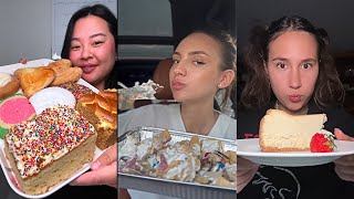 TikTok SweetPastry Mukbang Compilation 12  Icecream Cakes and More [upl. by Millhon]