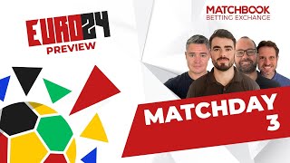 Football EURO 2024 Matchday 3 Best Bets [upl. by Nnave]