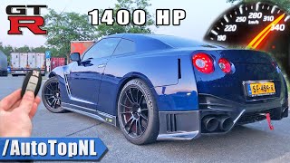 1400HP NISSAN GTR Total Car Concept 337kmh REVIEW on AUTOBAHN by AutoTopNL [upl. by Mhoj416]