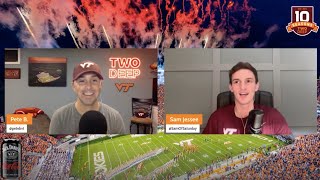 Hokies Run Over BC Georgia Tech Up Next  Two Deep [upl. by Esiole]